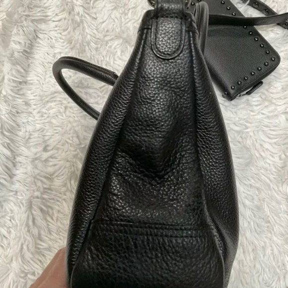 Coach Central Satchel with Lacquer Rivets 36306 and matching wallet - Picture 4 of 11